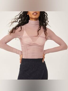 NWOT Intimately Free People Under It All Mesh Bodysuit